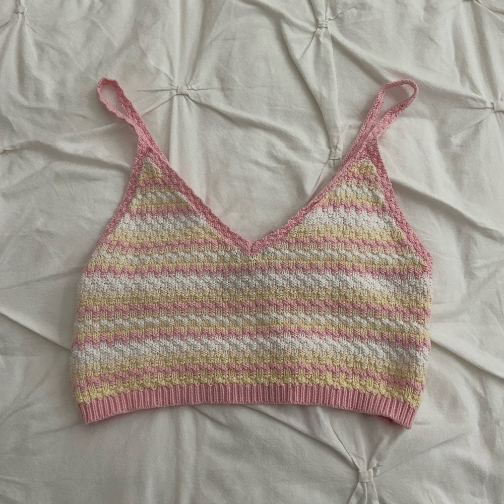 Target Crochet Cropped Tank